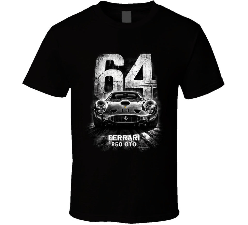 “Ferrari 250 GTO 64 Edition graphic T‑shirt by Smiling Wombat”
