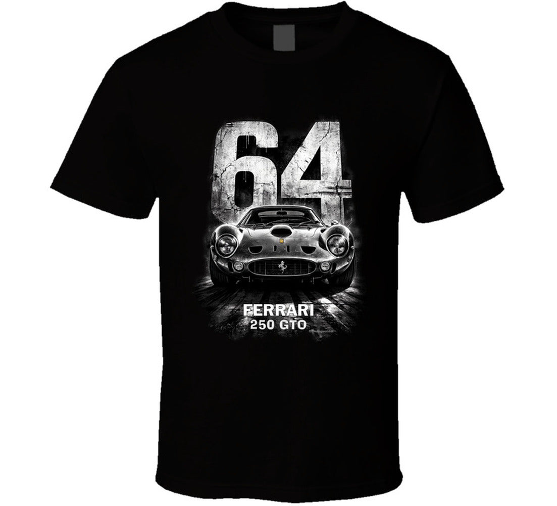 “Ferrari 250 GTO 64 Edition graphic T‑shirt by Smiling Wombat”