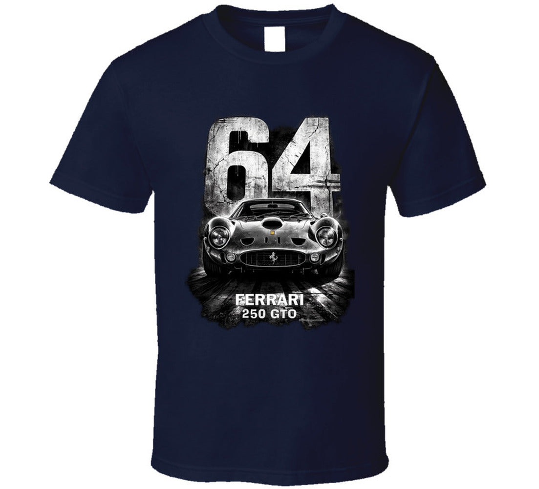 “Ferrari 250 GTO 64 Edition graphic T‑shirt by Smiling Wombat”