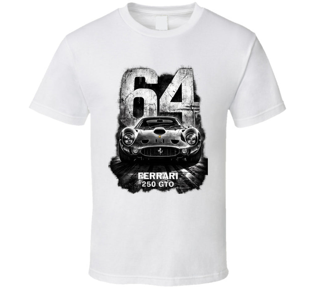 “Ferrari 250 GTO 64 Edition graphic T‑shirt by Smiling Wombat”