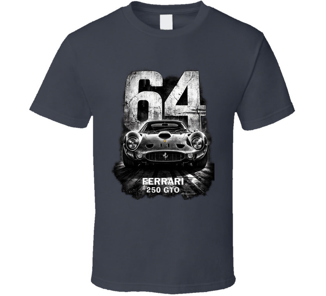 “Ferrari 250 GTO 64 Edition graphic T‑shirt by Smiling Wombat”