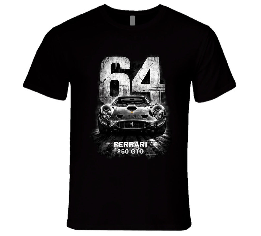 “Ferrari 250 GTO 64 Edition graphic T‑shirt by Smiling Wombat”