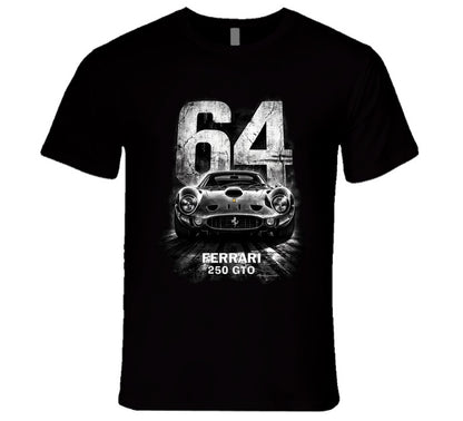 “Ferrari 250 GTO 64 Edition graphic T‑shirt by Smiling Wombat”