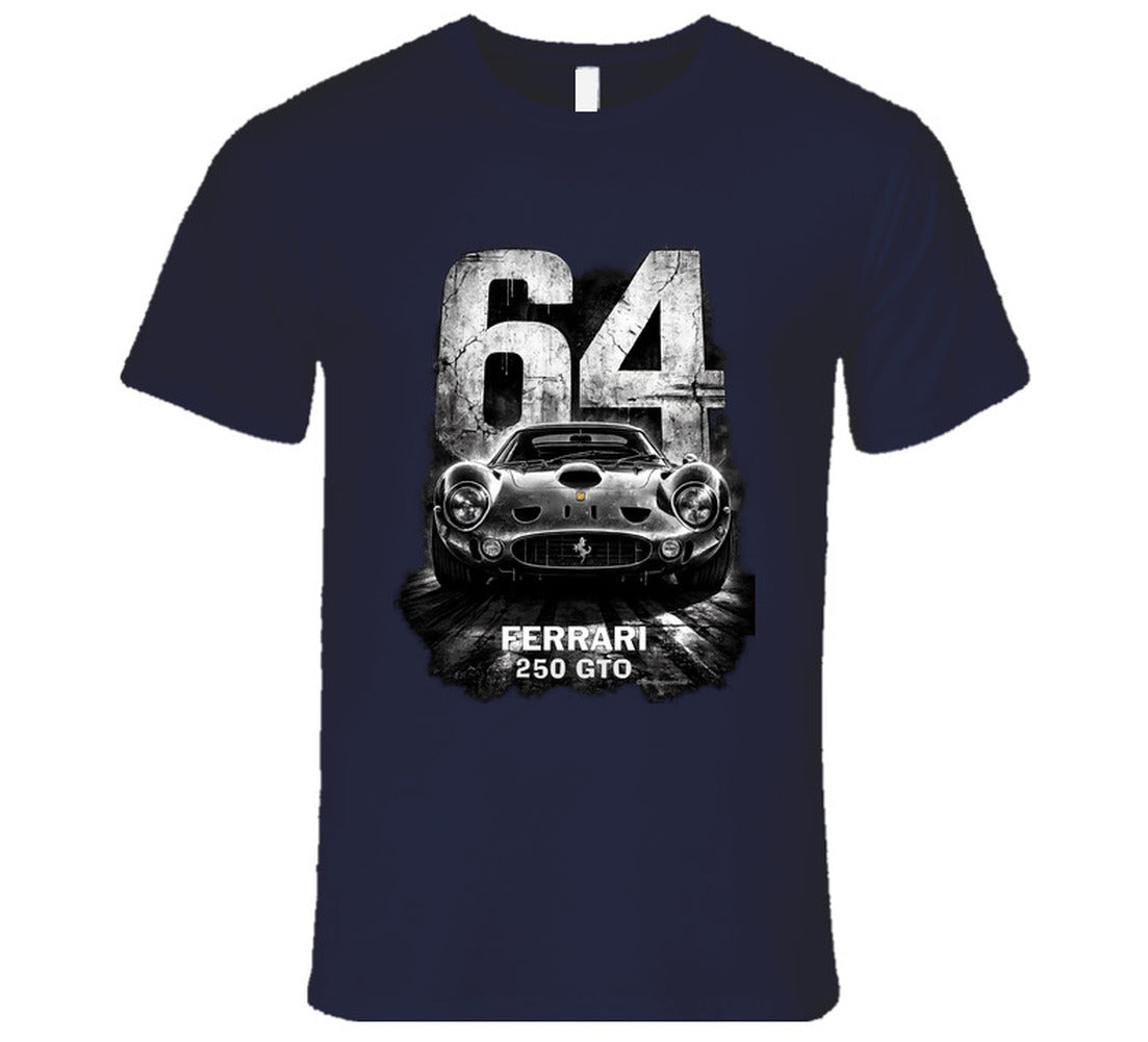 “Ferrari 250 GTO 64 Edition graphic T‑shirt by Smiling Wombat”