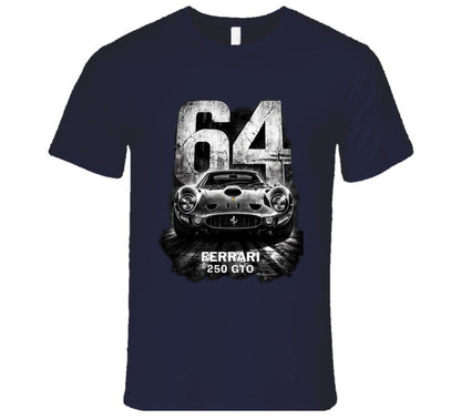 “Ferrari 250 GTO 64 Edition graphic T‑shirt by Smiling Wombat”