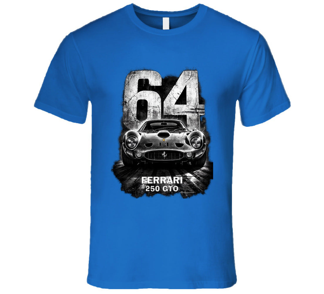 “Ferrari 250 GTO 64 Edition graphic T‑shirt by Smiling Wombat”