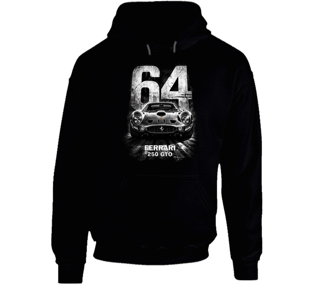 “Ferrari 250 GTO 64 Edition vintage racing hoodie by Smiling Wombat”