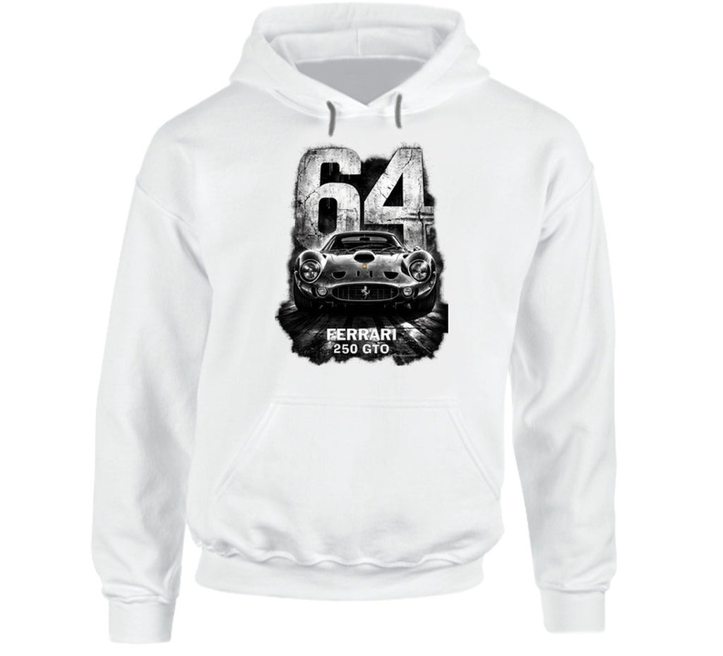 “Ferrari 250 GTO 64 Edition vintage racing hoodie by Smiling Wombat”