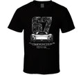 "Vintage 1967 Alfa Romeo Tipo 33 race car t-shirt with distressed number 67 graphic on white"