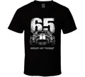"1965 Shelby 427 Cobra retro car t-shirt in black with vintage distressed print"