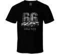 1966 Lola T-70 Can-Am racing t-shirt in black with distressed vintage graphic