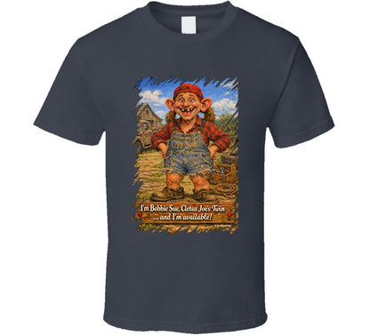 Bobbie Sue Graphic T-Shirt in Charcoal Grey – Smiling Wombat Design