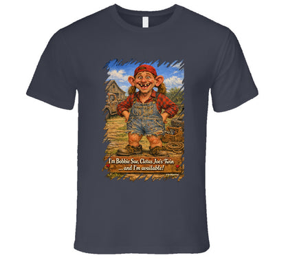 Bobbie Sue Graphic T-Shirt in Charcoal Grey – Smiling Wombat Design
