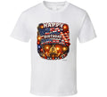 USA 250th Birthday T-Shirt in White – Smiling Wombat Patriotic Apparel