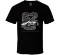 1962 Porsche 804 F1 distressed vintage racing t-shirt in black
