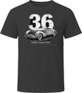 Cord 810 distressed vintage car t-shirt in black