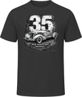 1935 Auburn 851 Speedster retro motorsport graphic T-shirt in black
