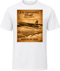 B-52 Stratofortress BUFF American Air Power vintage distressed graphic T-shirt in white