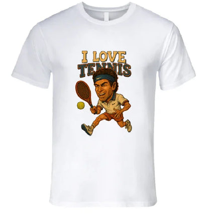 I Love Tennis Shirt Collection T-Shirt Smiling Wombat