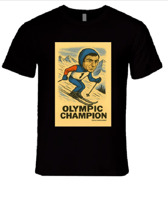 Olympic Ski Champion T Shirt T-Shirt Smiling Wombat