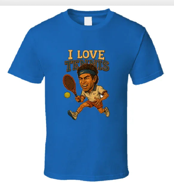 I Love Tennis Shirt Collection T-Shirt Smiling Wombat