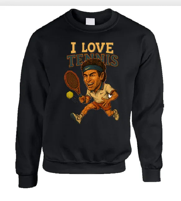 I Love Tennis Shirt Collection T-Shirt Smiling Wombat