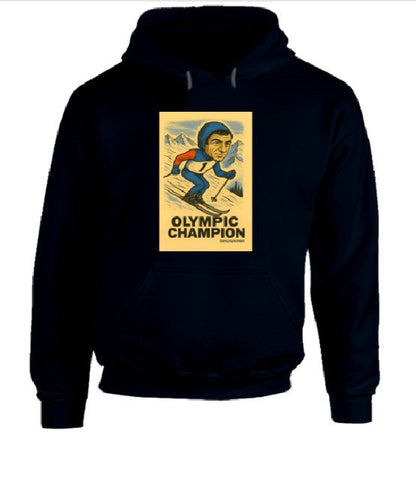 Olympic Ski Champion T Shirt T-Shirt Smiling Wombat