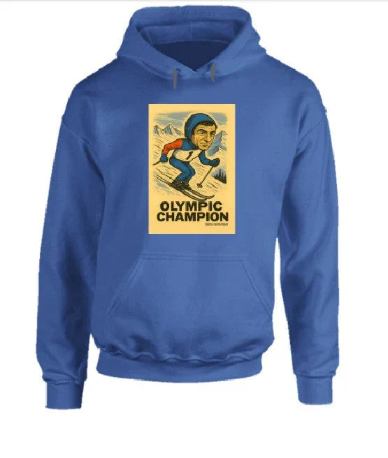 Olympic Ski Champion T Shirt T-Shirt Smiling Wombat