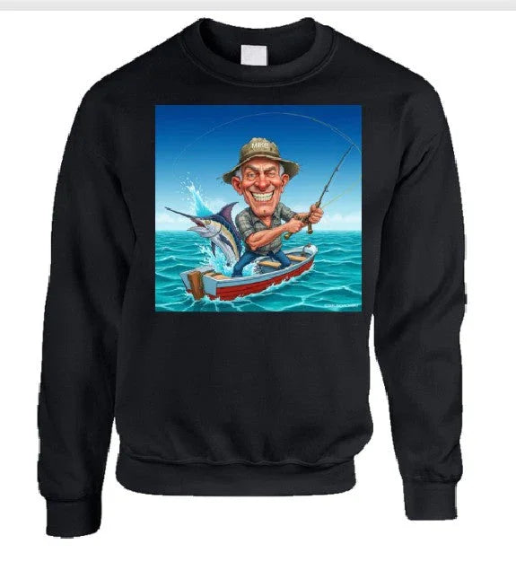 Mike The Fisherman T Shirt T-Shirt Smiling Wombat