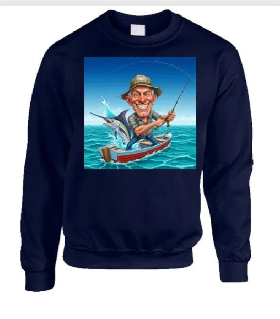 Mike The Fisherman T Shirt T-Shirt Smiling Wombat