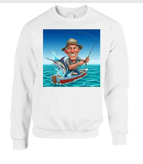 Mike The Fisherman T Shirt T-Shirt Smiling Wombat