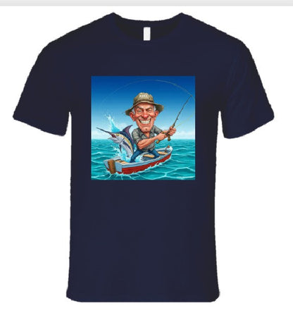 Mike The Fisherman T Shirt T-Shirt Smiling Wombat