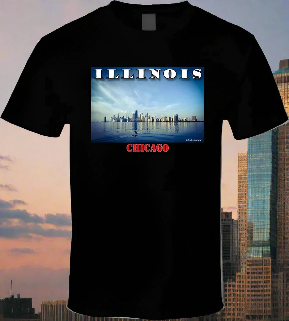 Illinois T- Shirt - Part of the State Collection by Smiling Wombat - Shopify