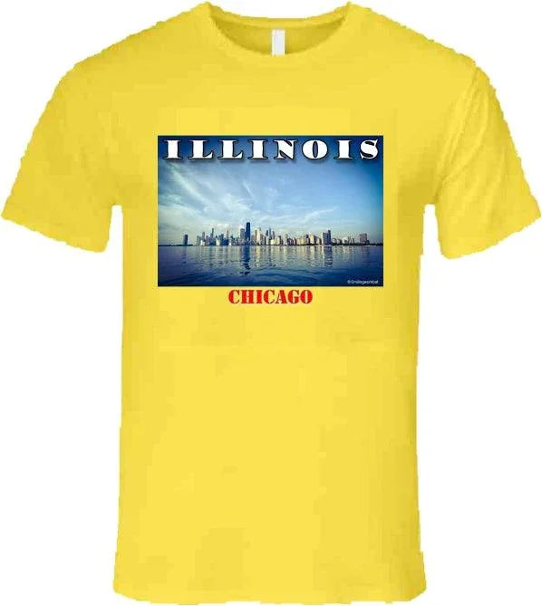 Illinois T- Shirt - Part of the State Collection by Smiling Wombat - Shopify