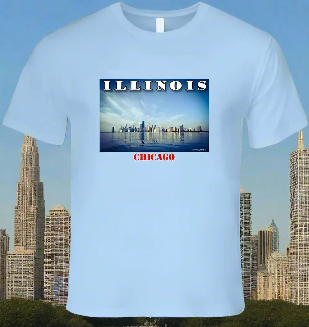 Illinois T- Shirt - Part of the State Collection by Smiling Wombat - Shopify