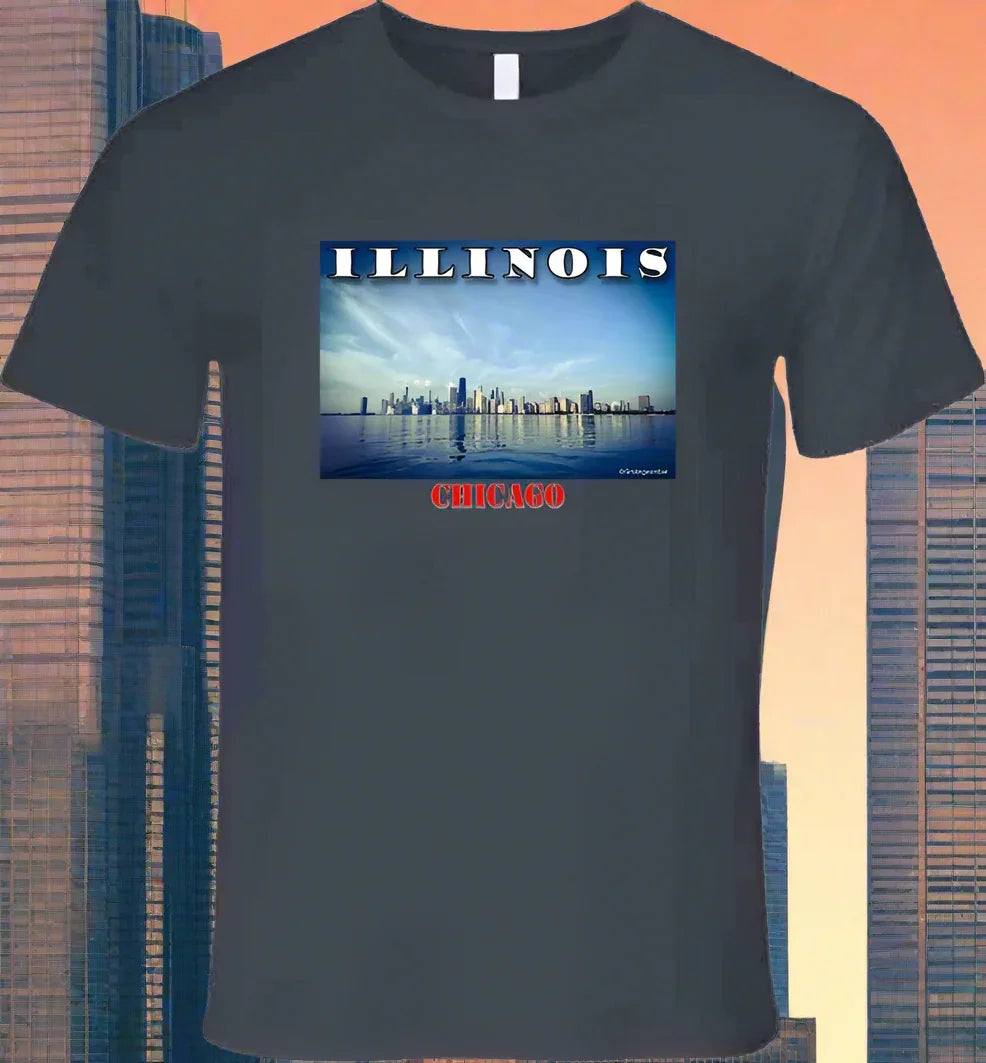 Illinois T- Shirt - Part of the State Collection by Smiling Wombat - Shopify
