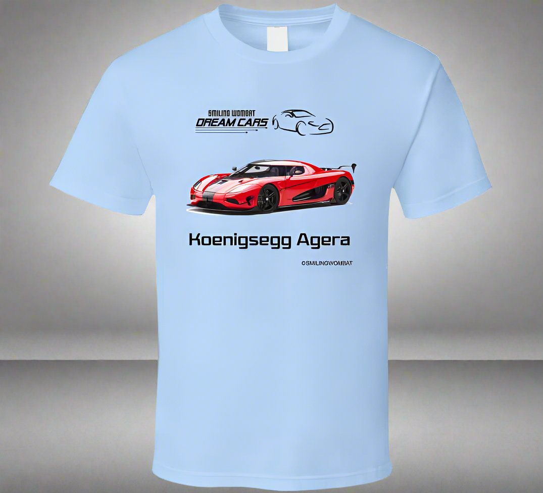 New Agera Dark  Design T Shirt T-Shirt Smiling Wombat