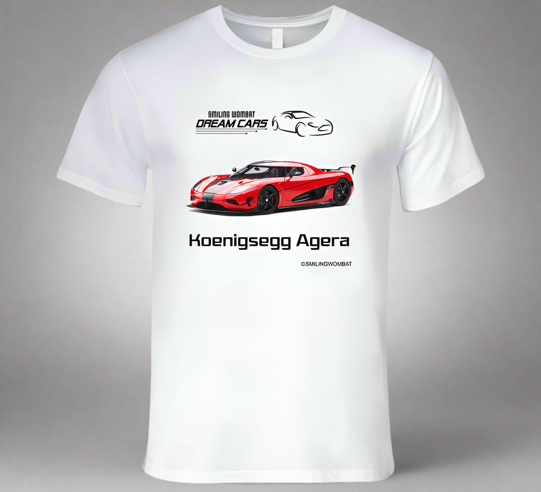 New Agera Dark  Design T Shirt T-Shirt Smiling Wombat