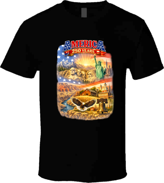250th America The Beautiful T Shirt T-Shirt Smiling Wombat