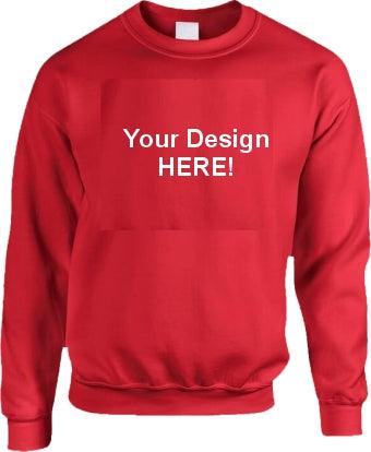 Small / Crewneck Sweatshirts / Red