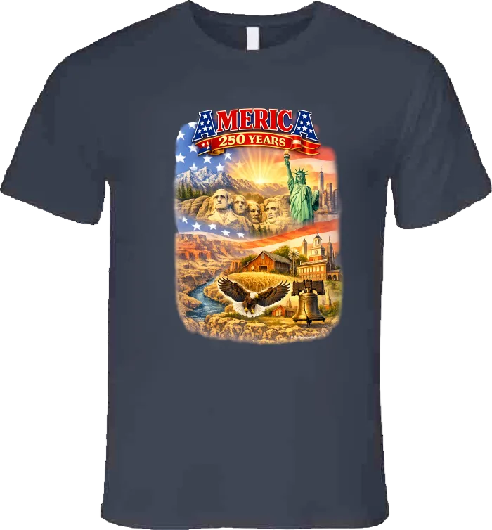 250th America The Beautiful T Shirt T-Shirt Smiling Wombat