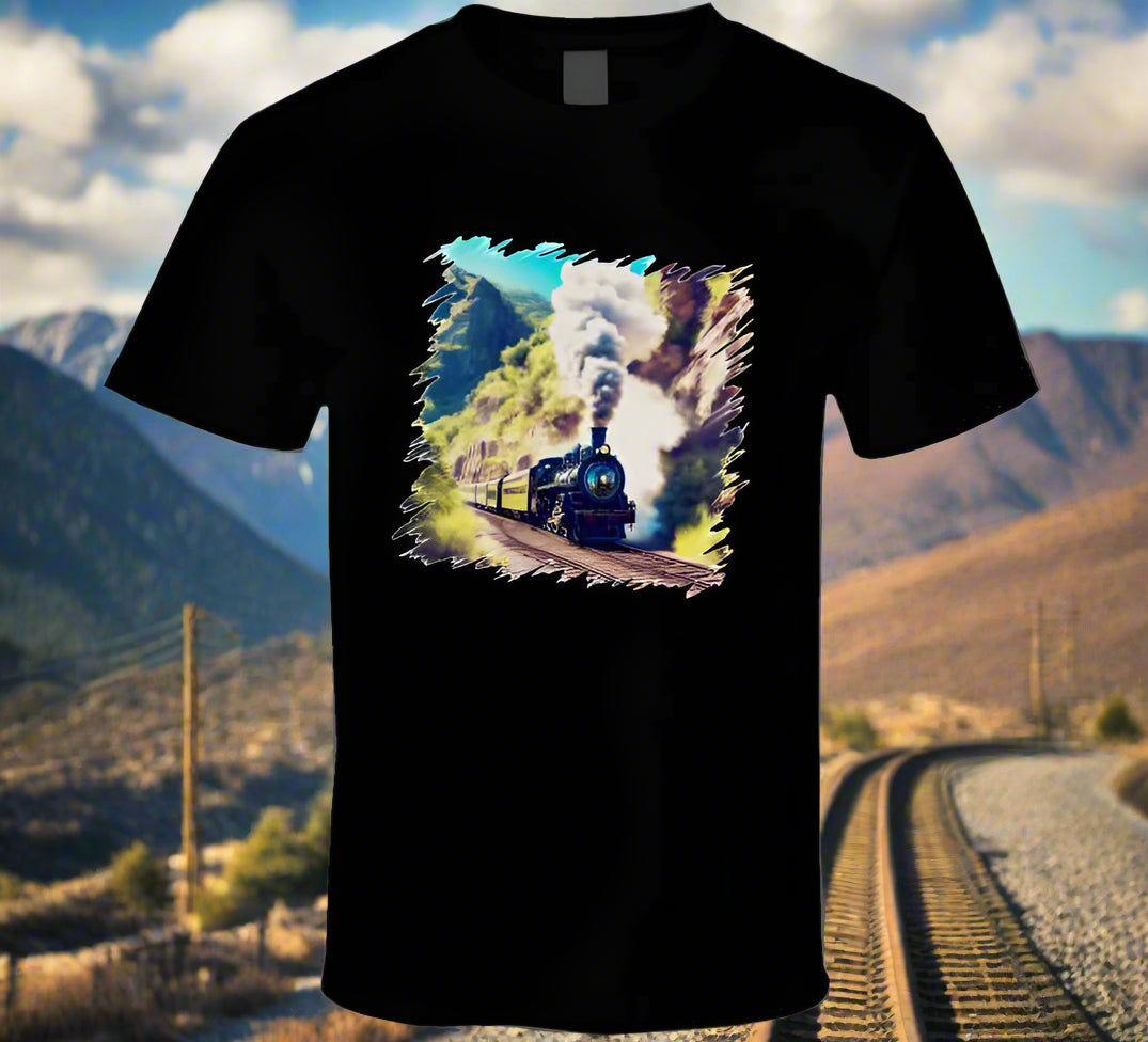 Mountain Train taking travelers home - Shirt Collection