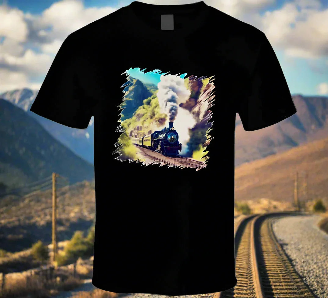 Mountain Train taking travelers home - Shirt Collection - Shopify