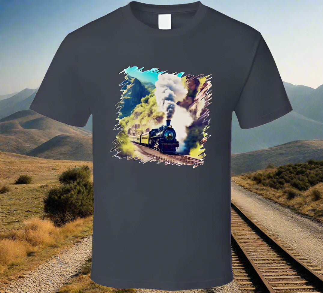 Mountain Train taking travelers home - Shirt Collection