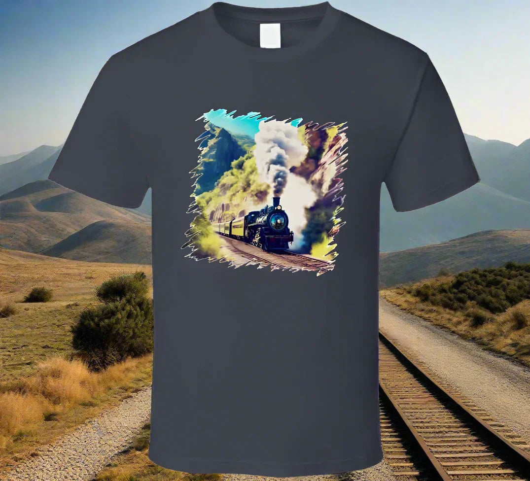 Mountain Train taking travelers home - Shirt Collection - Shopify