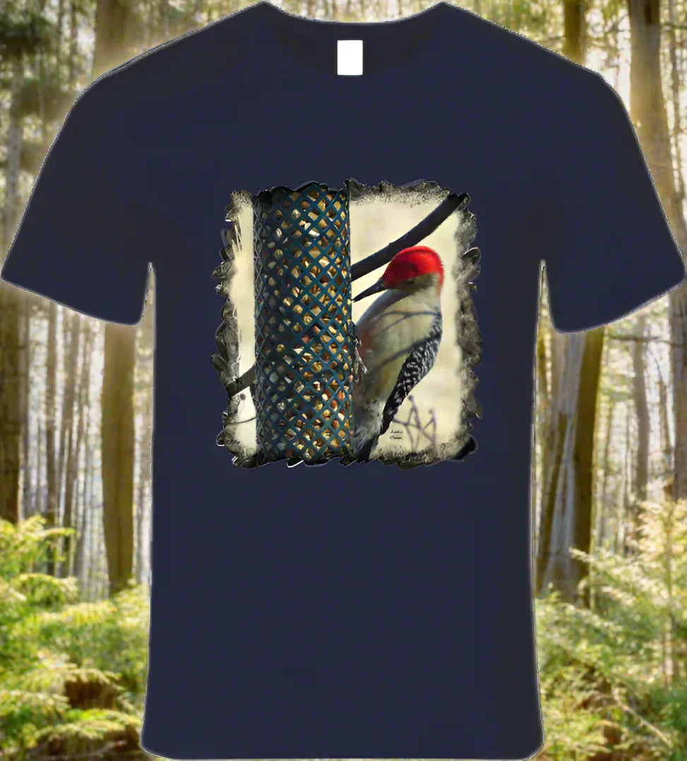 Woodpecker stops for a snack - Shirt Collection - Shopify