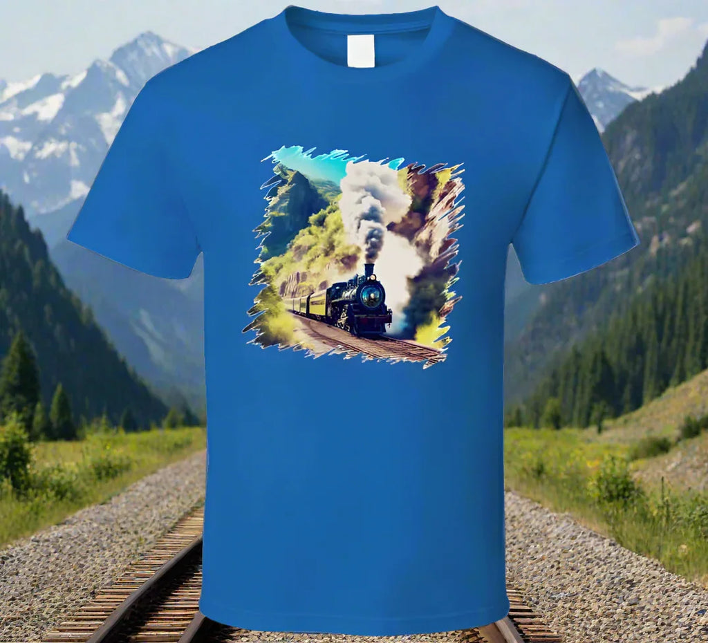 Mountain Train taking travelers home - Shirt Collection - Shopify