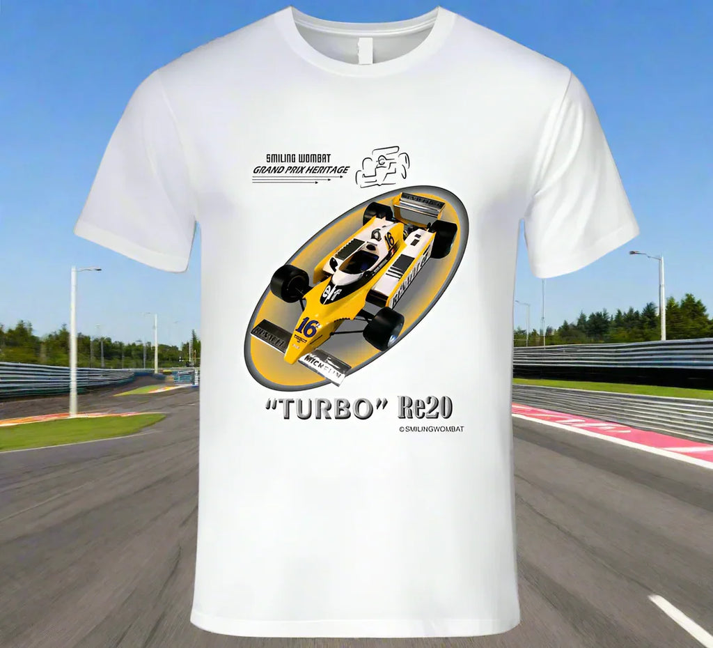 RE 20 "Turbo" 1980 Formula 1 Car Shirt Collection - Shopify