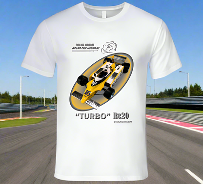 RE 20 "Turbo" 1980 Formula 1 Car Shirt Collection T-Shirt Smiling Wombat