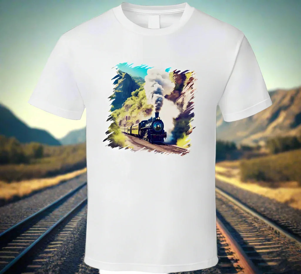 Mountain Train taking travelers home - Shirt Collection - Shopify